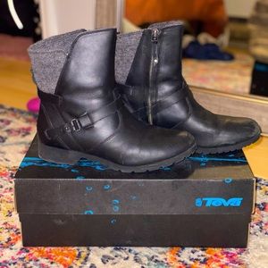 Teva Black Booties